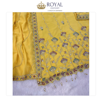 Vente exclusive de vêtements magnifiques, nouvelle collection de costumes pakistanais en faux georgette avec broderies, à prix réduit