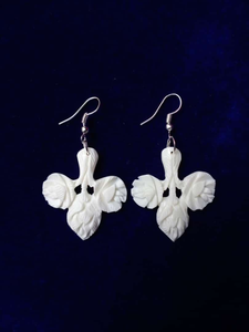 Pendientes de Hueso de Búfalo / Pendientes de Hueso de Camello / Pendientes de Hueso de Vaca - Regalo Empresarial Ecológico Hecho a Mano - Product Image 3