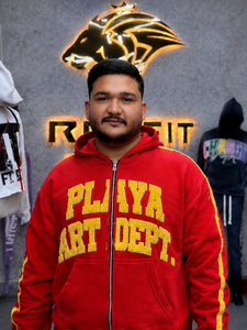 Sudadera con Capucha Roja de la Mejor Calidad para Hombre, Estilo Urbano, Oversize, Forro Polar, 100% Algodón, Transpirable, Estilo Otoñal, Unisex - Product Image 2