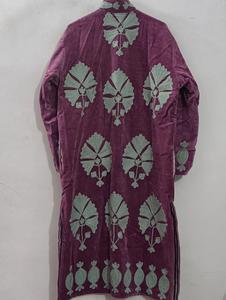 Abrigo Largo de Terciopelo para Mujer, Marca Moountain Boy, Bordado, Cortavientos, con Diseño Floral Gótico, para Invierno - Product Image 3