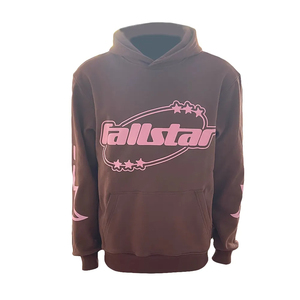 เสื้อฮู้ดดี้ฟอกสีสไตล์ลำลอง ผลิตในปากีสถาน เสื้อฮู้ดดี้ฟอกสีพร้อมโลโก้สั่งทำพิเศษ - Product Image 3