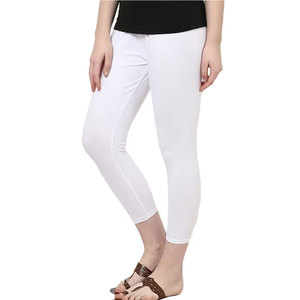 Leggings de yoga pour femmes athlétiques, taille haute, couleur unie, extensibles dans quatre directions, matière absorbant la transpiration, écologiques, légers, pour l'entraînement - Product Image 1