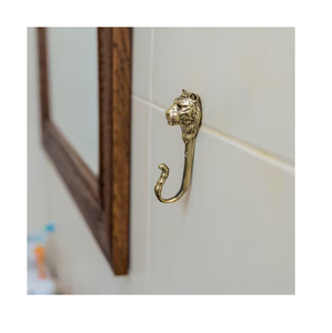 Best Handcrafted For Your Home <b>Wall</b> Organizer Attractive Brass Cabinet Hook Holder MOP Design For Towel Clothes Hanging Holder - Product Image 3