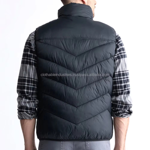 2026 New-Style Latest Design High Quality Solid Colour Puffer <b>Vest</b> Cotton Soft Durable <b>Slim</b> Fit Customized <b>Men</b> Puffer <b>Vest</b> - Product Image 5