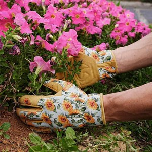 Nouvelles gants de jardinage Amara en cuir synthétique avec logo personnalisé, résistants à la chaleur, robustes, pour activités de plein air, durables - Product Image 4