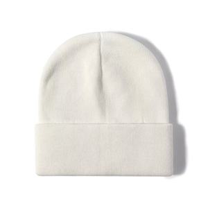 Gorro de Punto Unisex de Color Sólido con Bordado 3D, 100% Acrílico, para Invierno, Uso Casual para Adultos - Product Image 2