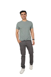 Customizable Men's Business Casual Track <b>Cargo</b> <b>Pants</b> Hip Hop Streetwear Style <b>Work</b> Trousers Multi-Pockets Canvas Quick Dry - Product Image 4