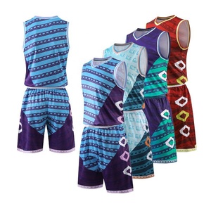 Conjunto de Uniforme de Baloncesto Geométrico Rojo Unisex, Cuello en V, Sin Mangas, Secado Rápido, Ropa Deportiva de Poliéster para Todas las Temporadas, Impresión Sublimada - Product Image 4