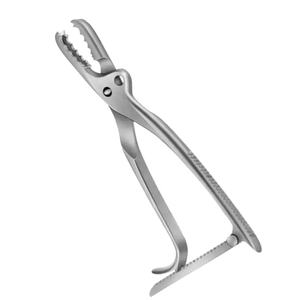 Pinzas Ortopédicas Rectas de Acero Inoxidable de Alta Calidad Farabeuf-Lambotte de 6.5 Pulgadas, Instrumento Quirúrgico Manual para Sujeción de Huesos, CE - Product Image 3