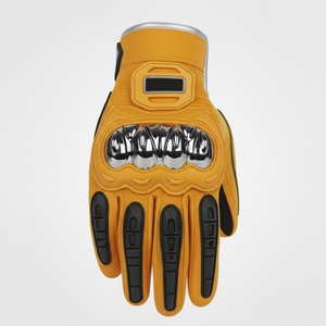 Gants de moto en cuir en gros avec protection des phalanges pour une conduite sécurisée - Product Image 5