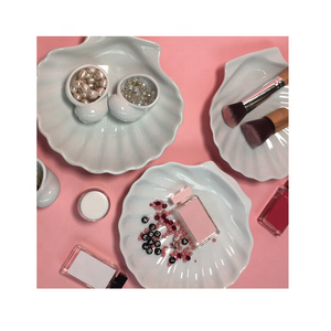 Placa con forma de concha de mármol blanco, en diferentes colores y precios - Product Image 2