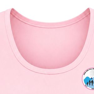 เสื้อครอปสีชมพู แขนกุด คอกลม ทรงพอดีตัว สำหรับผู้หญิง สไตล์ลำลอง ออกกำลังกายได้ ผ้าเนื้อนุ่ม ยืดหยุ่น ใส่สบายทุกวัน - Product Image 2