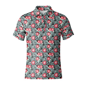 Camisas Polo para Hombre con Estampado Elegante, Corte Regular, Manga Corta, Transpirables, de Poliéster y Spandex, para Golf, Proveedor Destacado - Product Image 6