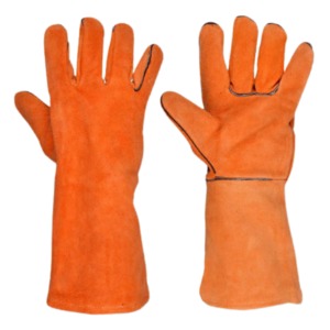 Guantes de Soldadura de Cuero Vacuno con Diseño de Logotipo Personalizado, Suaves, con Patrón Sólido, Cómodos, de Alta Visibilidad, Antideslizantes e Impermeables - Product Image 6