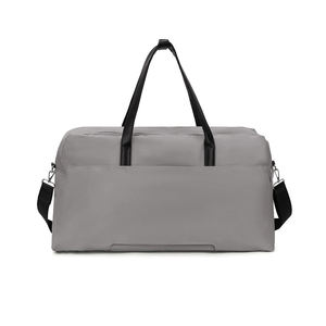 Large Capacity High Quality Lightweight <b>Grey</b> Polyester Travel Duffle <b>Bag</b> Water Resistant Oxford Gym <b>Tote</b> Adjustable Shoulder - Product Image 1