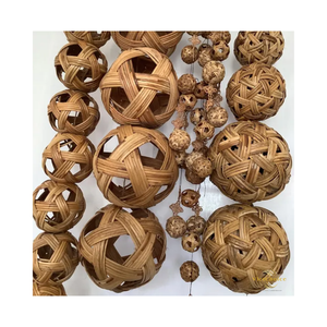 Boules de rotin de qualité supérieure, faites à la main, naturelles, décoratives, pour remplir les vases, pour la distribution en gros - Product Image 6