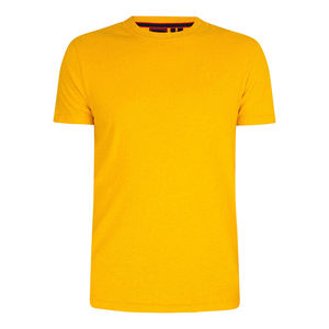 Camiseta de Cuello Redondo para Hombre, 100% Algodón Tejido, Manga Corta, Corte Regular, Transpirable, Antiarrugas, Ecológica, para Fitness - Product Image 1