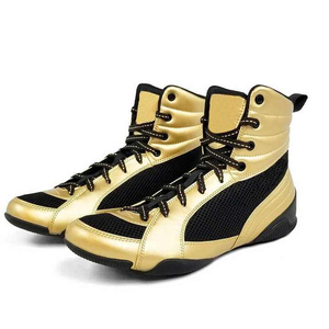 Top Selling Custom Men’s Boxing <b>Sneakers</b> Shoes Lightweight Breathable Mesh Training Shoes Non-Slip Professional Sports - Product Image 5