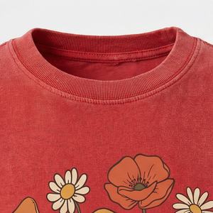 Camiseta Holgada de Algodón para Mujer, Estampado Personalizado, Estilo Urbano, para Verano, Tejido Suave y Transpirable de Calidad - Product Image 4