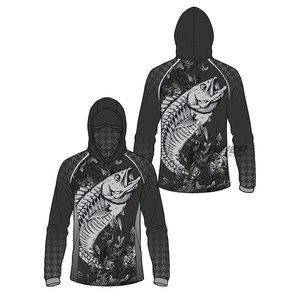 Camisa de Pesca con Capucha y Protección Solar UV 50+, Impermeable, con Logotipo Personalizado, de Secado Rápido, Proveedor al por Mayor - Product Image 2