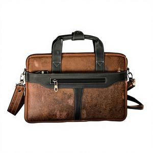 Sac en cuir véritable fabriqué en Inde Sacs à main à prix abordable Meilleures ventes Sacs en cuir naturel fabriqués pour le bureau Sacs pour ordinateur portable étanches - Product Image 1