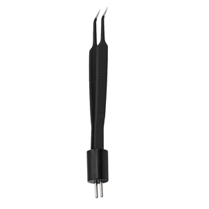 คีมจับแบบไม่ติด US Bipolar Forceps McPherson ปลายโค้งงอ 10.2 ซม. ปลายขนาด 0.5 มม. ใช้ซ้ำได้ ผลิตจากสแตนเลสสตีล เครื่องมือความแม่นยำสูง - Product Image 2