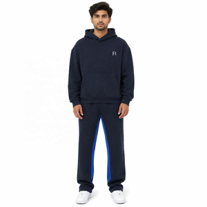 Ensemble de survêtement et jogging OEM en molleton de coton premium, coupe décontractée, respirant, pour vêtements de sport, fournisseur B2B - Product Image 1
