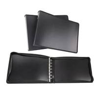 Carpeta Archivadora de Cheques NEXXGEN de 7 Anillos, Capacidad para 600 Cheques, para Hojas de 9" x 13", Carpeta Impermeable de PP con Impresión Digital UV y Cierre