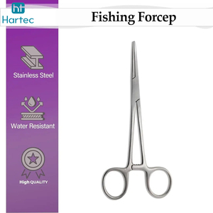 Pince de pêche à mâchoires droites en acier inoxydable, épileron de blocage, outil professionnel pour la pêche à la mouche - Product Image 4
