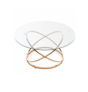 Mesa de Centro Redonda con Marco Dorado, Tamaño Grande, para Sala de Estar, Diseño Metálico Personalizado para Muebles de Hogar - Product Image 3