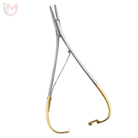 Porte-aiguille manuel en acier TC Mathieu 5,5" (14 cm) – Pince droite pour instruments chirurgicaux dentaires de haute qualité