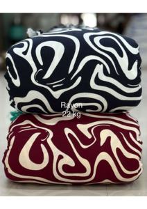 ผ้าเรยอนพิมพ์ลายแบบแห้งเร็ว เนื้อผ้าทอเบา สำหรับเสื้อผ้าสตรี เบลเซอร์ ชุดสูท เดรส มีสินค้าพร้อมส่ง - Product Image 3