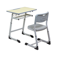 Meubles scolaires, bureau et chaise individuels pour enfants, ensemble de table et de chaise scolaire pour les élèves, salle de classe