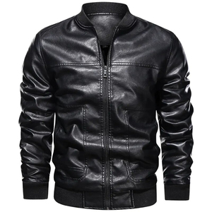 Veste en cuir d'hiver grande taille de haute qualité pour hommes, imperméable, en toile, à capuche, coupe ajustée, unisexe, avec logo personnalisé sur le devant - Product Image 5