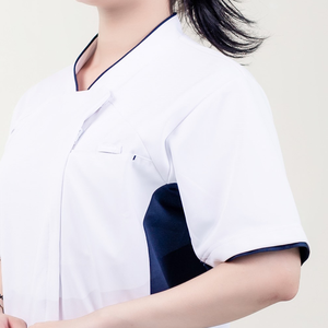 เสื้อคอตตอน45% สแปนเด็กซ์ผ้าฝ้าย52% ชุดยูนิฟอร์มทางการแพทย์เป็นมิตรกับสิ่งแวดล้อม - Product Image 6