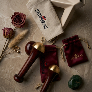 Masajeador Manual Facial y Corporal Senoras con Mango de Madera y Función Reafirmante de la Piel, Modelo 003 - Product Image 1