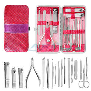 Kit professionnel de soins des ongles et pédicure : coupe-ongles, limes, polissoirs, repousse-cuticules, outils de soin des pieds - Product Image 4