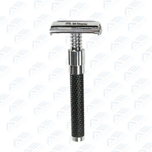 Lames de sécurité en acier inoxydable, lame remplaçable, rasoir manuel de sécurité réutilisable, rasoir professionnel pour barbier, manche en bois - Product Image 2