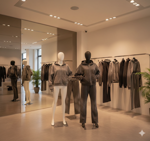 Ranzia Industry Custom Plus Sweat à capuche et pantalon de survêtement zippés intégralement, avec strass écologiques et patch brodé effet vieilli - Product Image 6