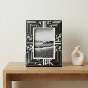 Luxury Bone Inlay Image Display <b>Frame</b> Artisan Crafted Decorative Photograph Holder Interior Styling Accent Product - Product Image 4