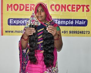 Venta al por mayor de mechones rectos de color negro natural 100% proveedor virgen cutícula alineada extensiones de cabello humano peruano - Product Image 4