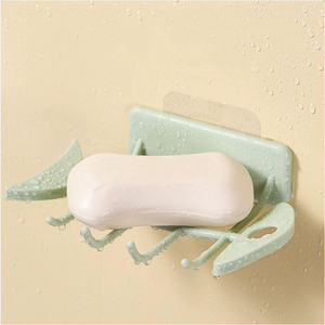 Support mural de douche pour savon, porte-savon sans perçage, égouttoir auto-drainant pour salle de bain, nouveau design tendance - Product Image 6