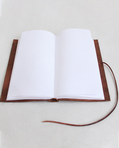 Diario de Cuero Genuino Hecho a Mano, Cuaderno con Grabado de Elefante, Diario Vintage Recargable, Diario de Escritura, Cuaderno de Viaje para Dibujar - Product Image 4