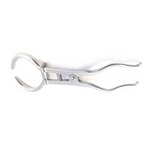 Pince à diaphragme dentaire de type Brewer, manuelle, ergonomique, en acier inoxydable, instrument chirurgical endodontique pour la pose de diaphragmes. - Product Image 3