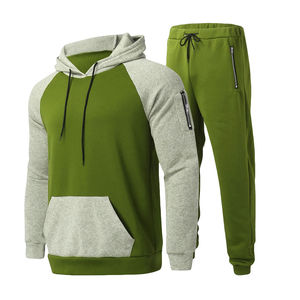 Sweat-shirt à capuche pour homme, couleur vert-gris, style streetwear, décontracté, manches longues, vêtements d'hiver, poche cachée, cordon de serrage - Product Image 1