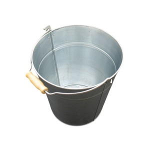 Ensemble de seaux en fer galvanisé robuste avec poignée en bois, seau en métal pour décoration rustique de ferme, jardinage domestique - Product Image 2