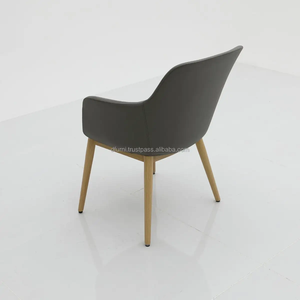 Exportateur certifié OEM/ODM disponible, chaise de loisirs minimaliste moderne en mousse moulée 3LC9830 avec tissu extensible/PVC - Product Image 3