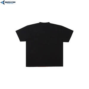 T-shirts personnalisés pour hommes en gros – Mélange polyester/coton, coupe ample, col rond, manches courtes, sérigraphiés, unis, décontractés - Product Image 2