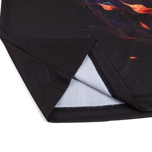 Camisetas con Capucha Sublimadas de Secado Rápido, Corte Regular, Suaves, con Logotipo Personalizado, Proveedor OEM, Verano, 100% Poliéster Transpirable, Más Vendidas - Product Image 5