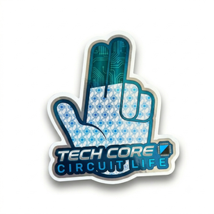 Autocollants en PVC, logo personnalisé, graphiques en vinyle adhésif pour la publicité au détail, étiquettes de produits et emballages - Product Image 3